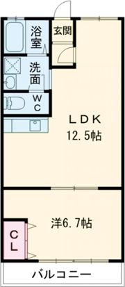 大原マンションの間取り画像