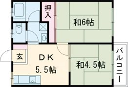 パナハイツ古曽部の間取り画像