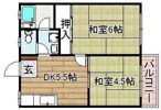 パナハイツ古曽部の間取り画像