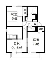 マリンハイツBの間取り画像
