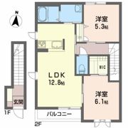 Kブランシェ Jの間取り画像