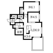 手稲本町2-5新築MSの間取り画像