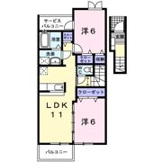 グリーンフォレストⅡの間取り画像