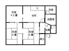 ハイツ龍翔の間取り画像