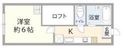 メゾンかわせみの間取り画像