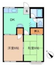 ファミーユふじAの間取り画像
