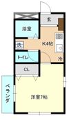 メゾンアンソレイユの間取り画像