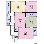 杉山ハイツの間取り画像
