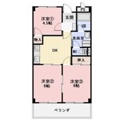 ETOILE中出の間取り画像