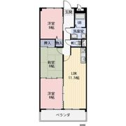 ラクール 中切の間取り画像