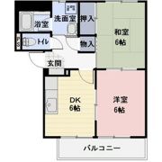 SurplusリーベⅡの間取り画像