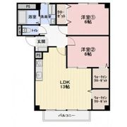 Surplus ThreeローデアプレイスAの間取り画像