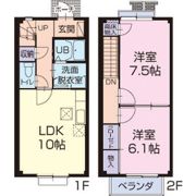 グランメールTOTANIの間取り画像
