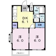 桜ハイツの間取り画像