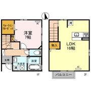 Residence Polar（ﾚｼﾞﾃﾞﾝｽ ﾎﾟﾗｰﾙ） Aの間取り画像