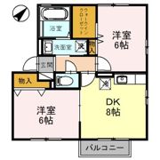 Seagreen（ｼｰｸﾞﾘｰﾝ） Aの間取り画像