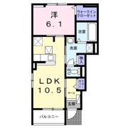 アムールCの間取り画像