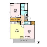 ラ ルーナ Aの間取り画像