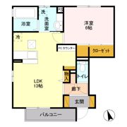 ラフィネ・ヴァン・ソレイユ Bの間取り画像