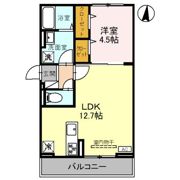 仮）D-ROOM小松市八日市の間取り画像