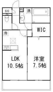 クロスレンジJの間取り画像