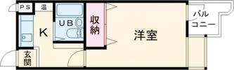 東白マンションの間取り画像