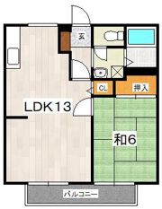 コーポアルカディアの間取り画像