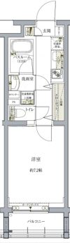クレヴィスタ池袋ウエストの間取り画像