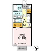 アズールの間取り画像