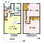 ローズコート雅の間取り画像