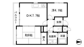 ラメール大塩の間取り画像