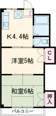 ダイヤパレスの間取り画像