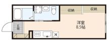 ベルハイム東栄の間取り画像