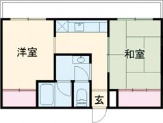 第二コーポ今庄の間取り画像
