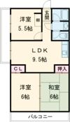 ニューハイツ新在家の間取り画像