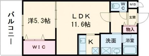 フジパレス トゥインクルの間取り画像