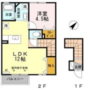 ウィンフィールドAの間取り画像