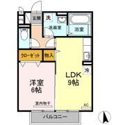 スプリング フィールド B棟の間取り画像