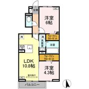 D-ROOM新市の間取り画像