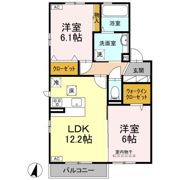 ゼフィール竹原の間取り画像