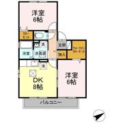 パインテールⅡの間取り画像