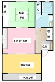 ウエステージⅠの間取り画像
