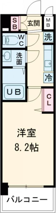 プレサンスTHE KYOTO 東福寺 WESTの間取り画像