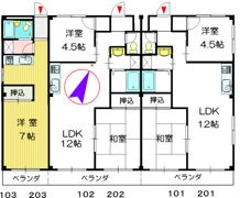 コーポフェニックスの間取り画像