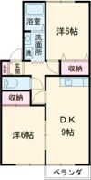 セジュールエイコーA棟の間取り画像