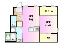 Canal Courtの間取り画像
