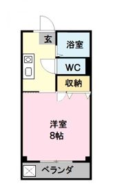 コーポ810 Ⅱの間取り画像