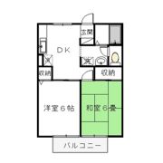 フレンド宝木Bの間取り画像