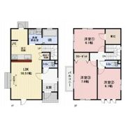 渡邉様戸建賃貸住宅の間取り画像