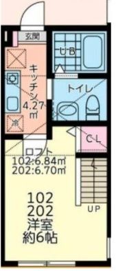 リベルテ相模原の間取り画像